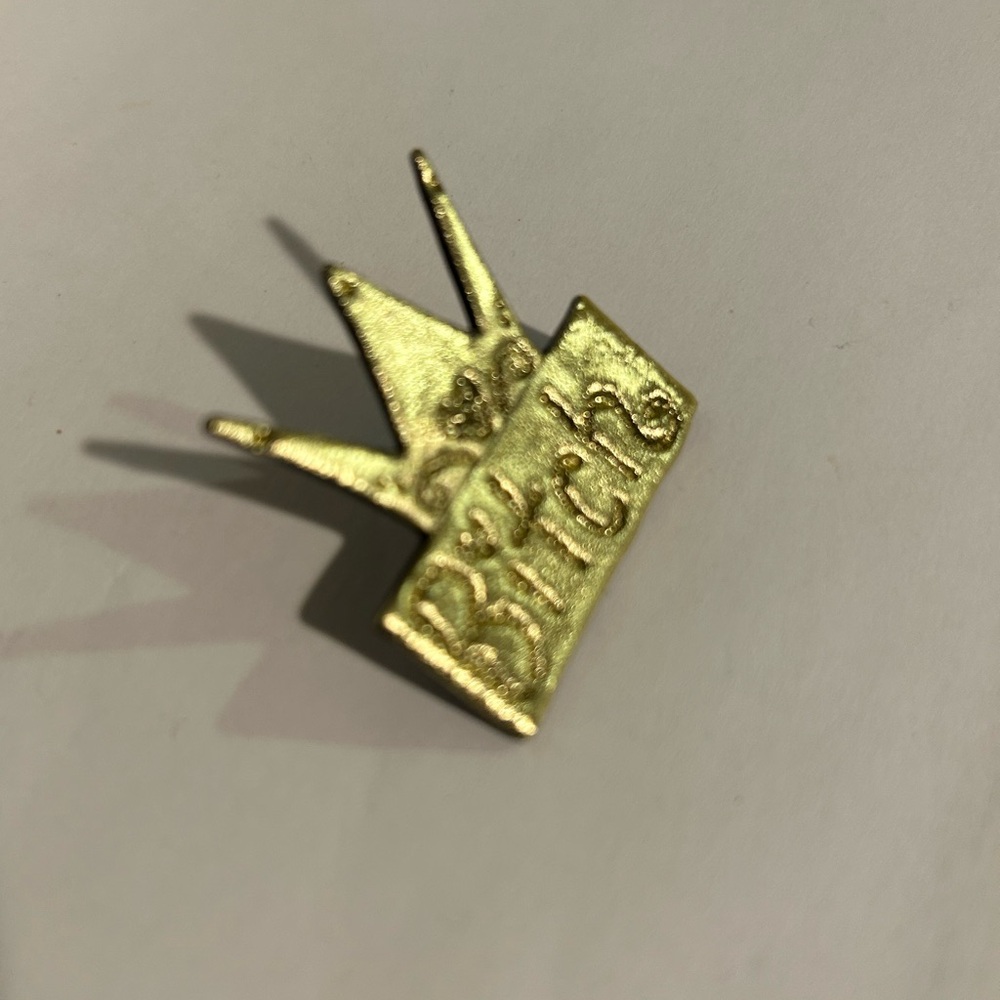 Gold Crown Pin